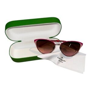 Kate Spade NWT Fuchsia Cat-Eye Sunglasses